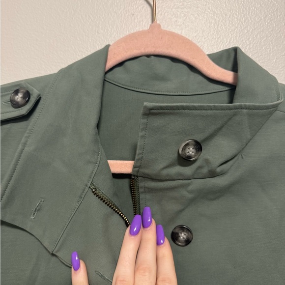 Nordstrom Cotton Utility Vest In Green Duck - Picture 5 of 10